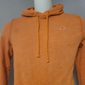 Orange Hollister Hoodie size adult small